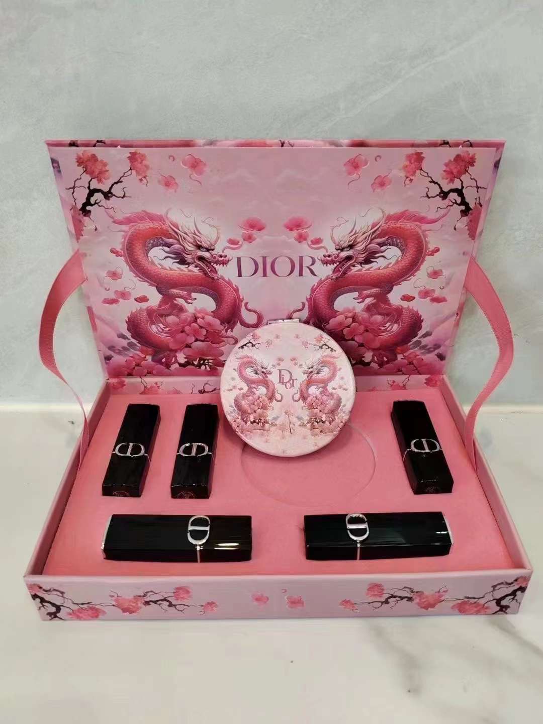 Dior Lipstick 5-Piece Set – 5 Unique Shades, 5 Exquisite Box Designs