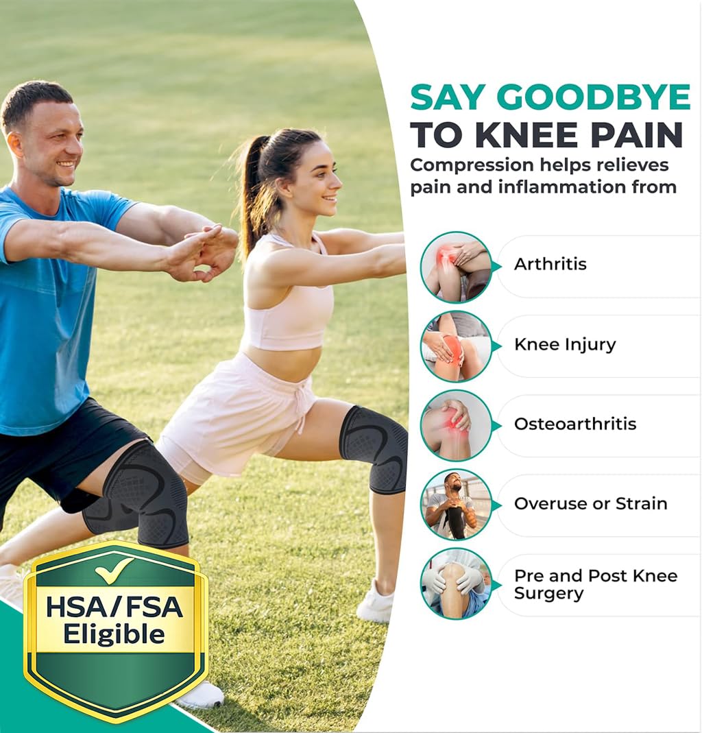 Compression Knee Brace for Women & Men