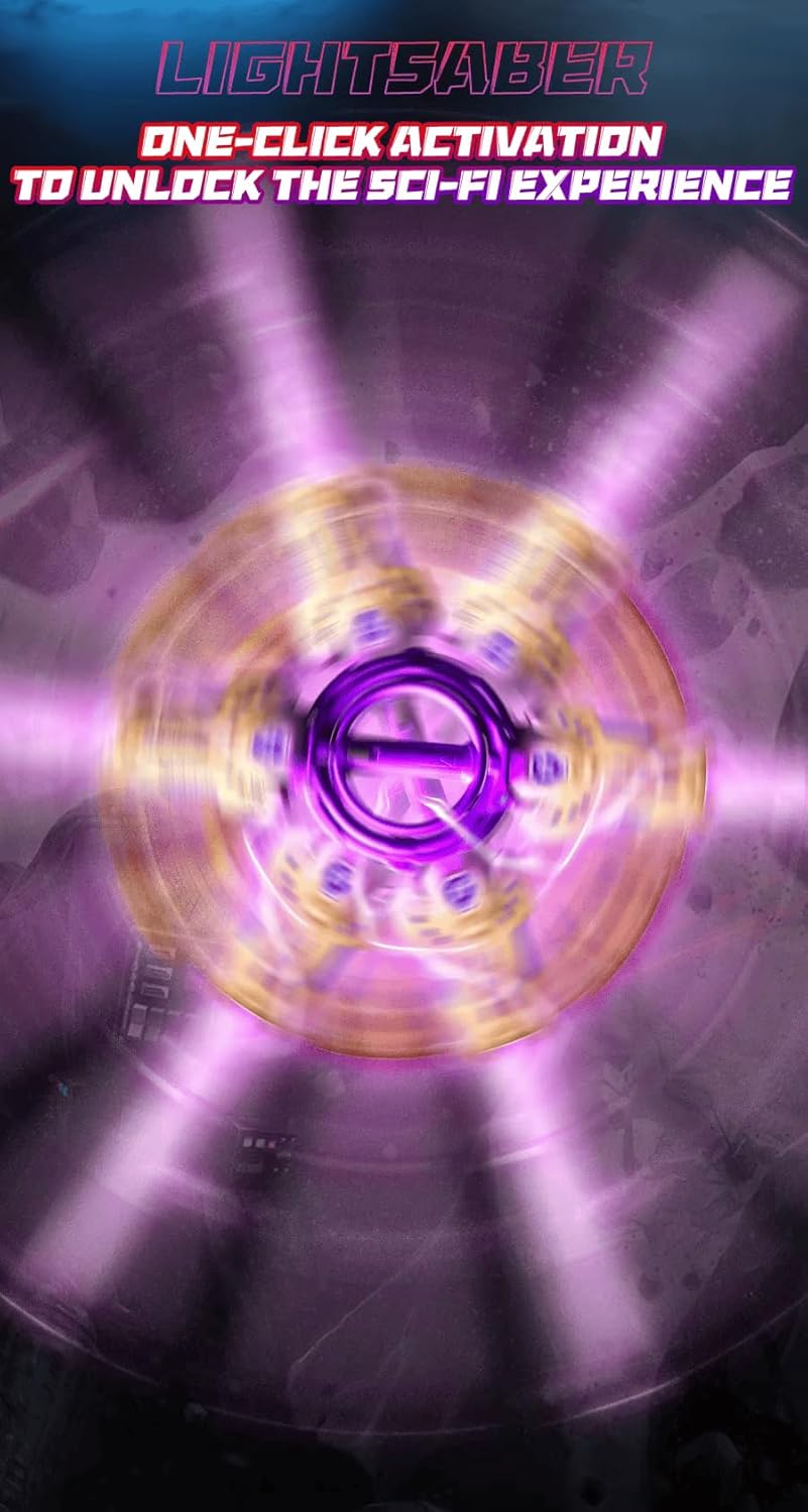 Fire Spin Sword Double-Edged Lightsaber