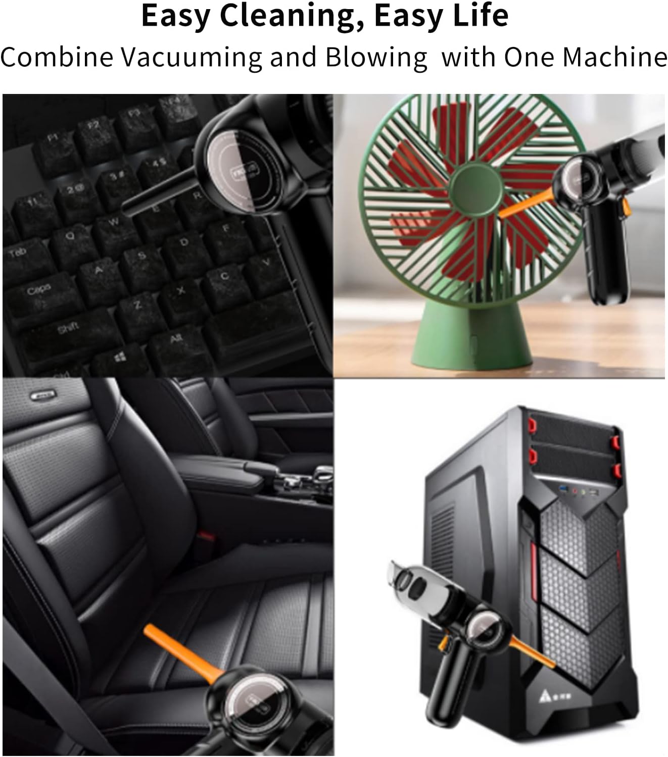 2-in-1 Handheld Vacuum Cleaner