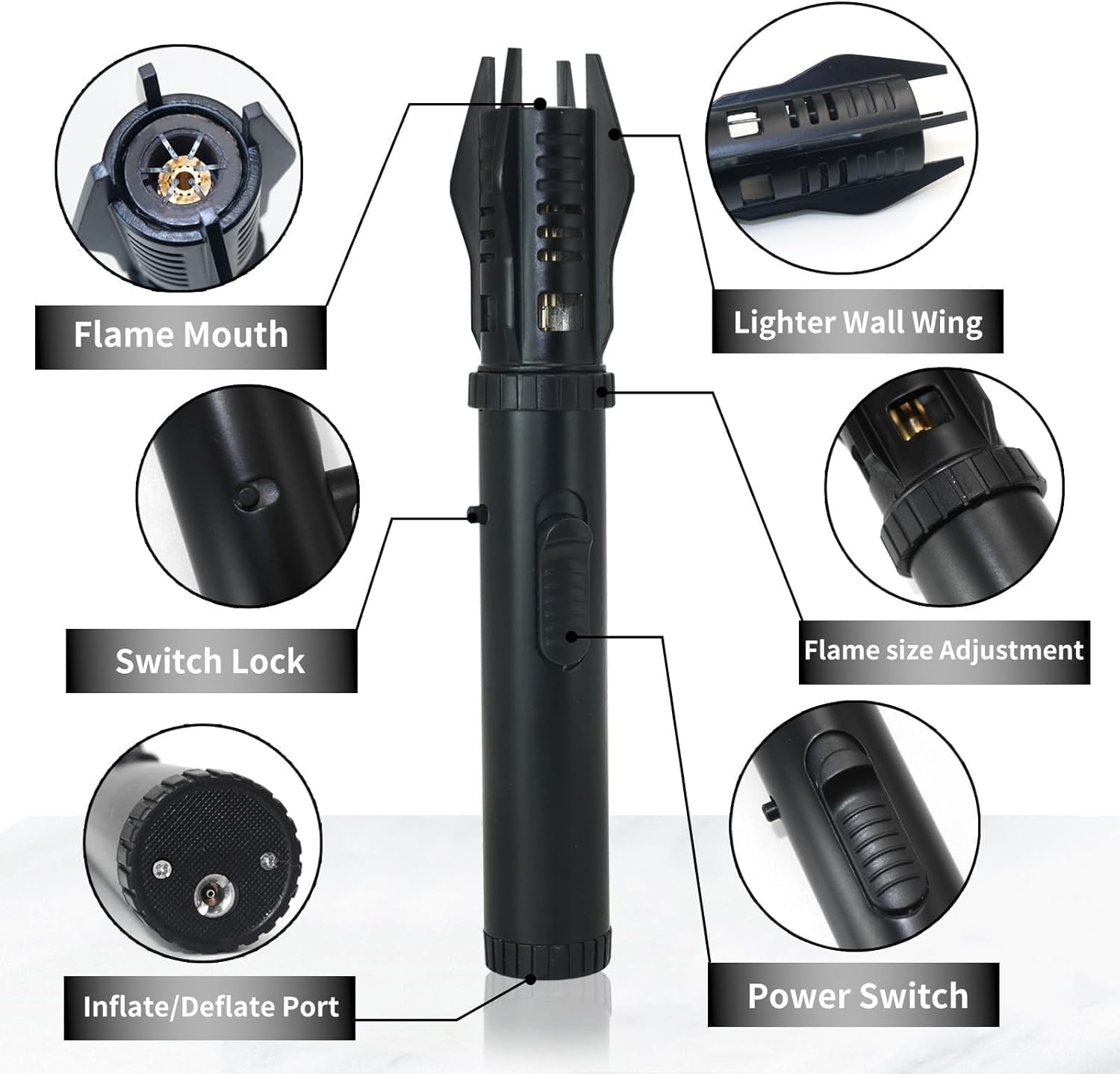 Bright Fire Lighter with Safety Lock