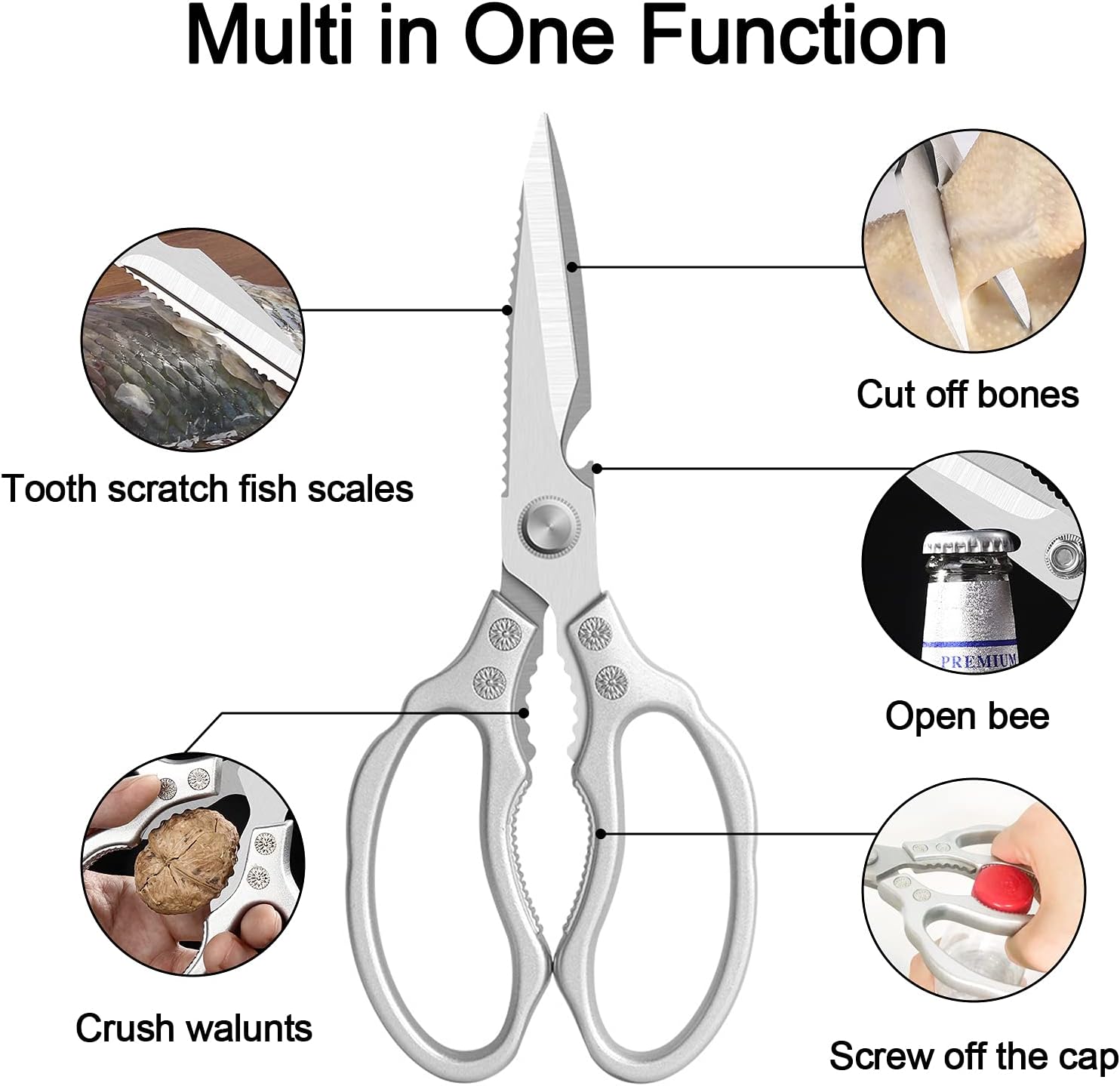 Multifunctional Kitchen Scissors