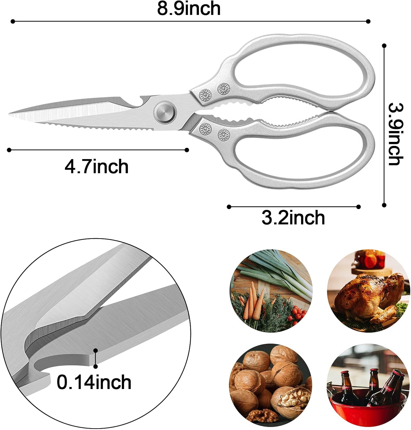 Multifunctional Kitchen Scissors