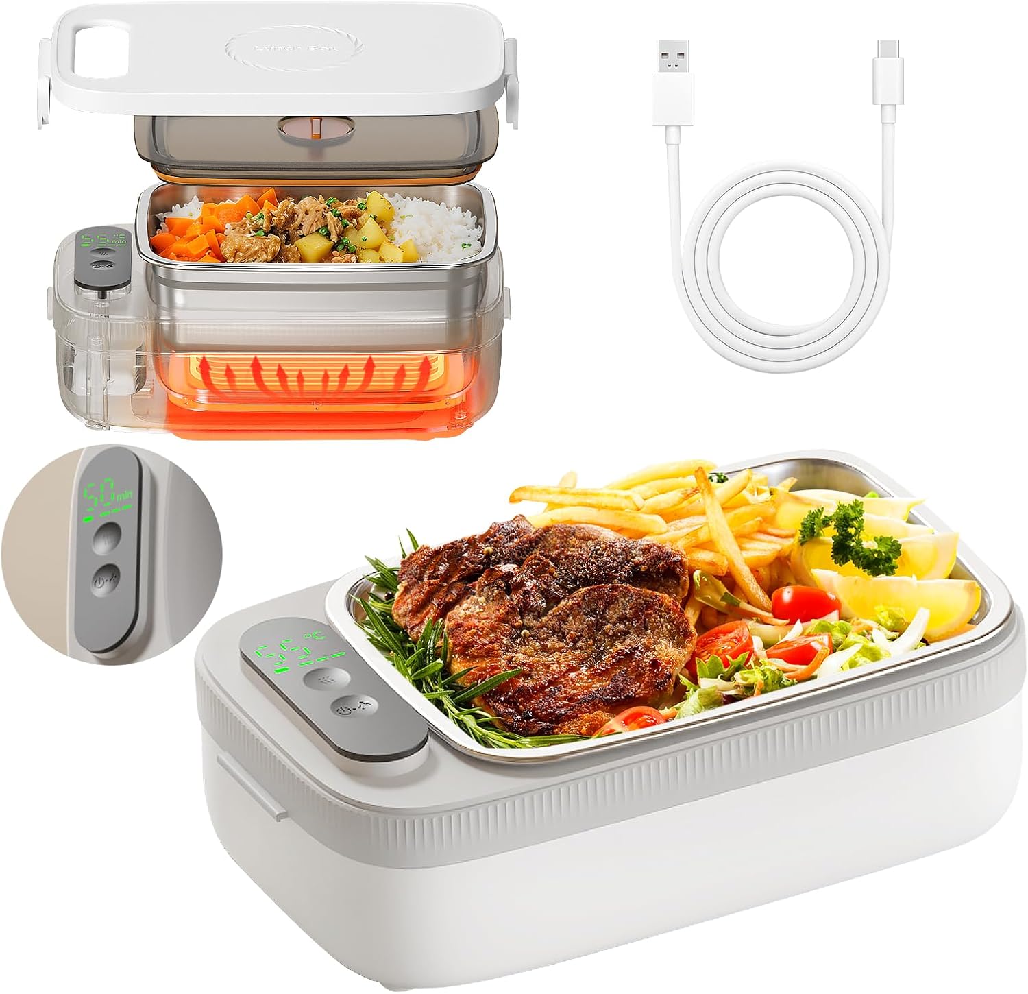 Cordless Electric Lunch Box