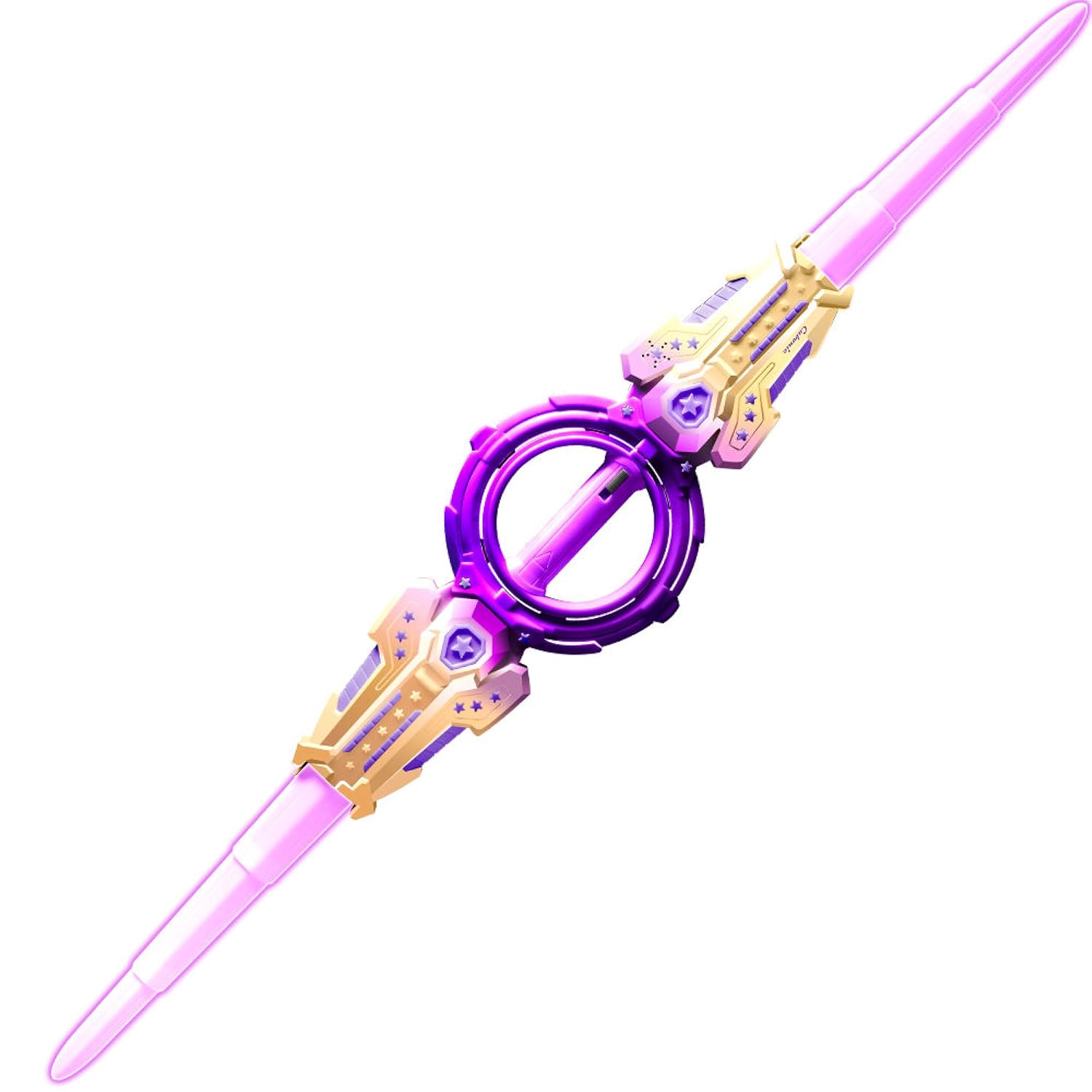 Fire Spin Sword Double-Edged Lightsaber