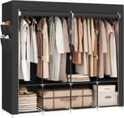 Wardrobe Closet Organizer with Cover