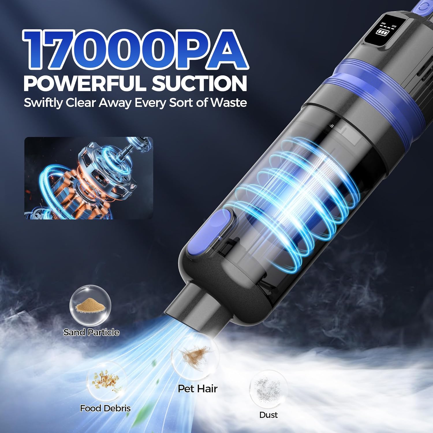 3-in-1 Portable Cordless Vacuum Cleaner