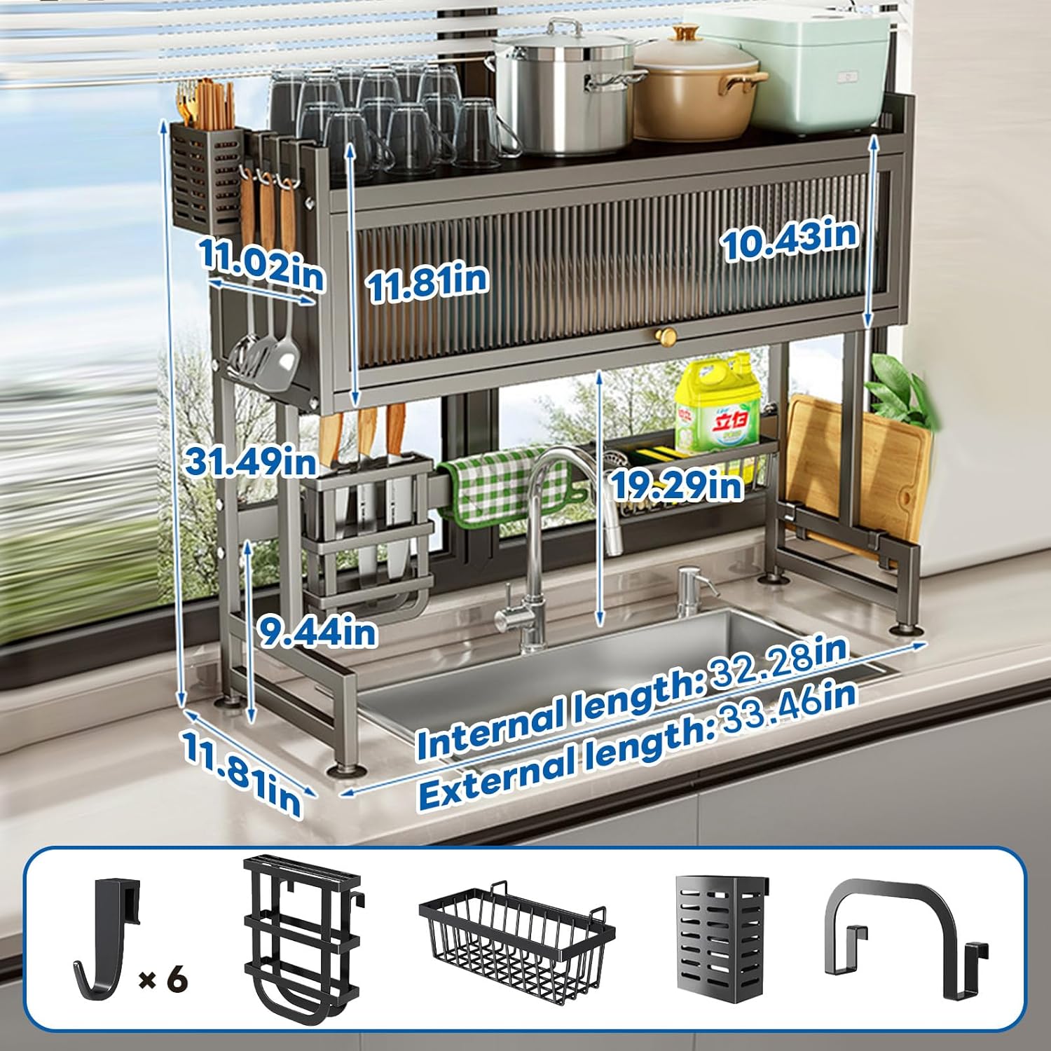 Multi-Functional Kitchen Organizer