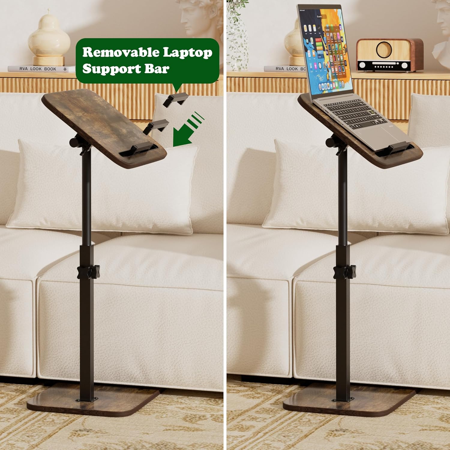 TV Tray Side Table for Couch