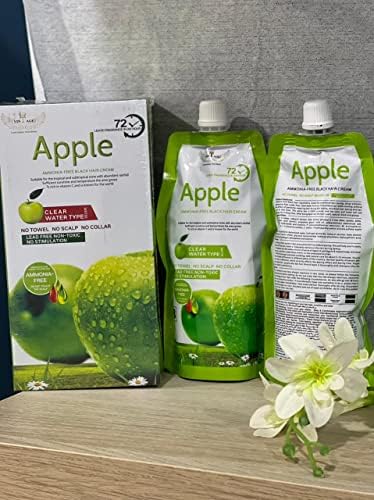 Apple Hair Color – Black (Ammonia-Free)