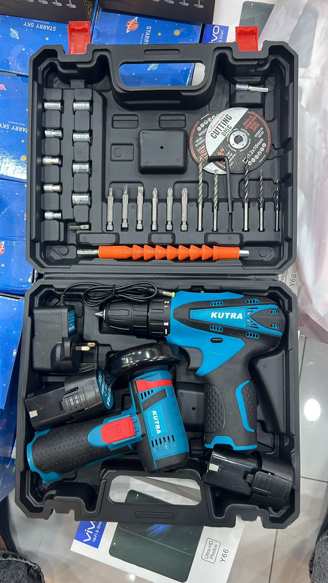 Kutra Drill with Cutter Combo Set – Heavy-Duty Multi-Purpose Power Tool Kit