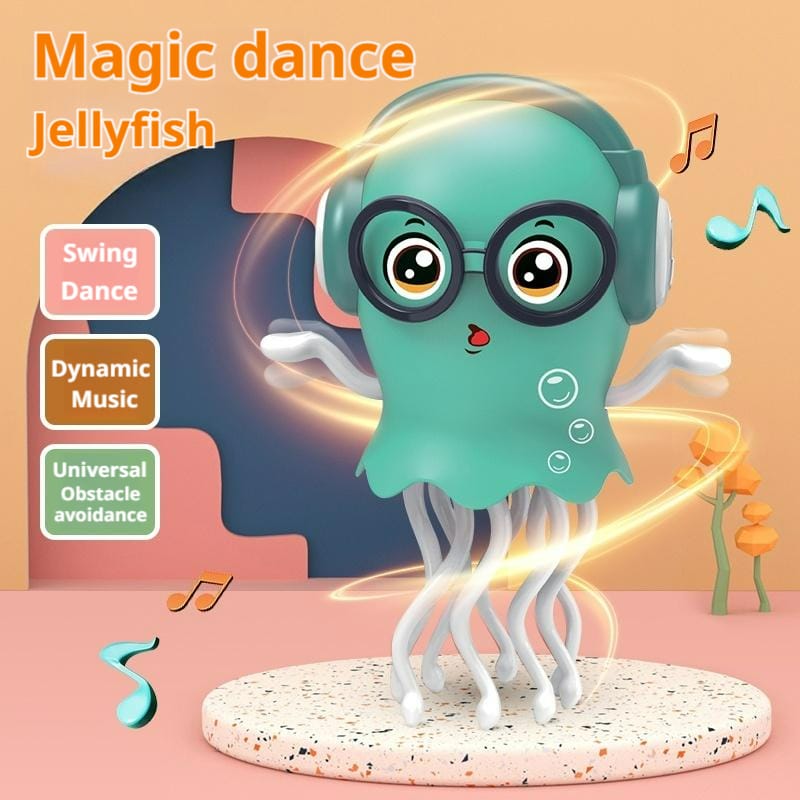 🦑 Dancing Squid & Jellyfish Toy – 2025 New Tummy Time Fun